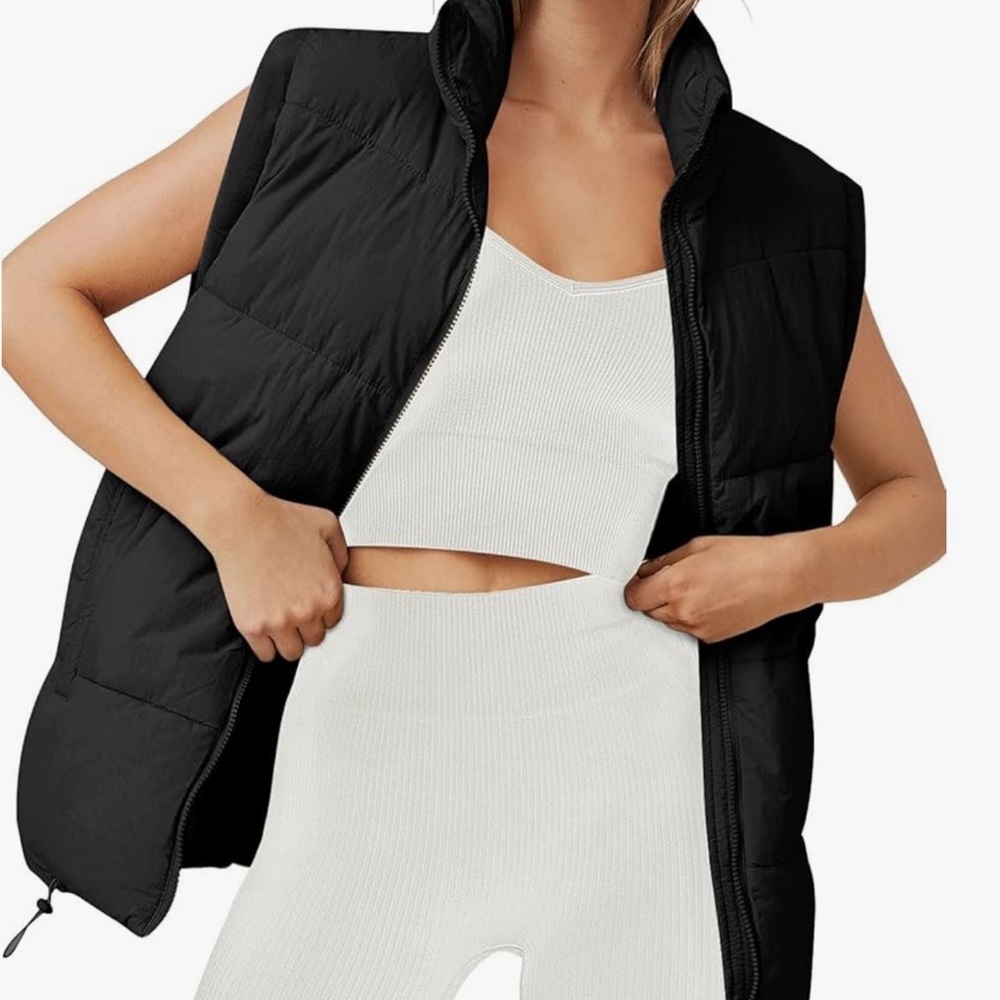 Black Puffer Vest